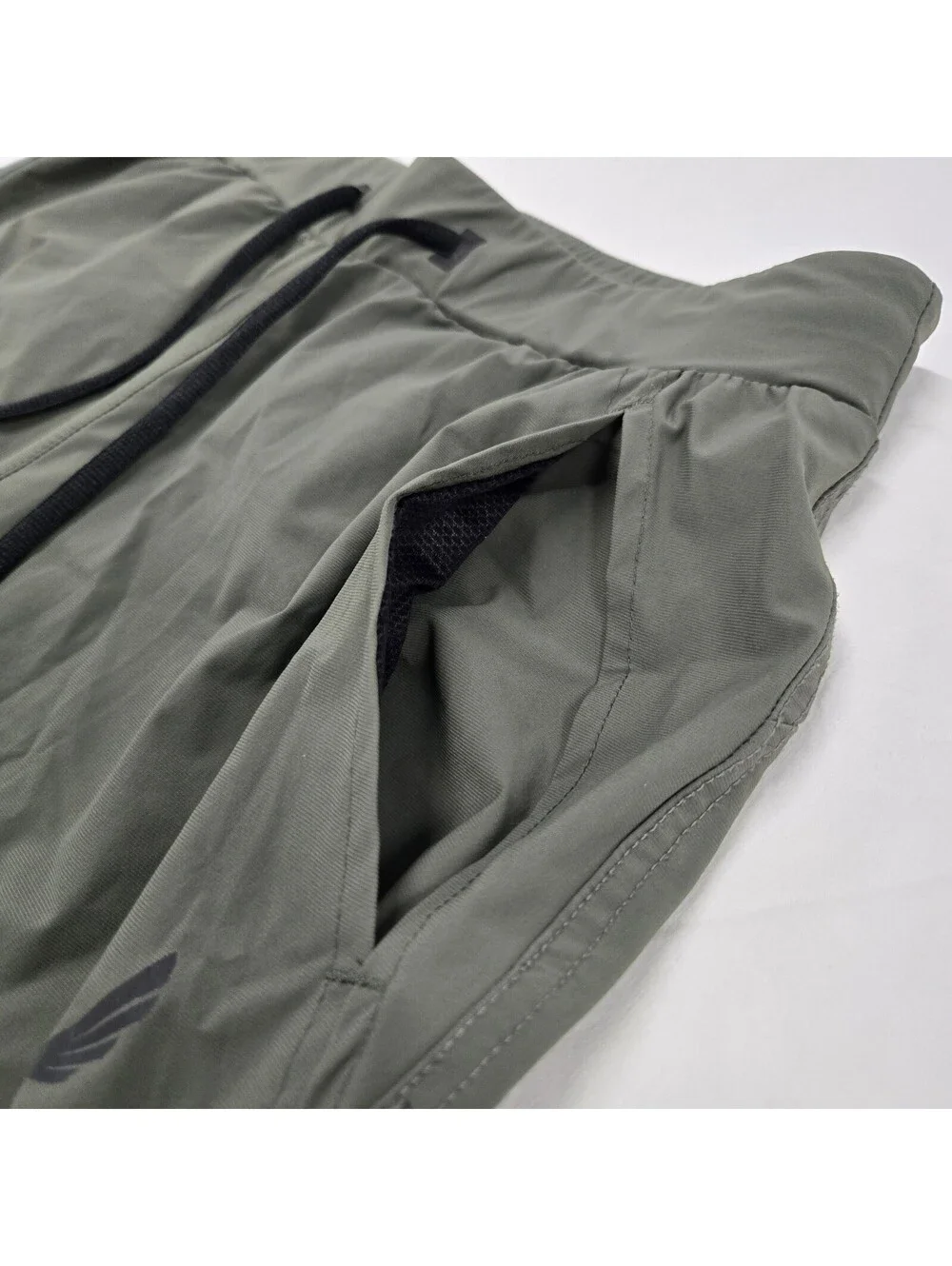 EUC Size S Men's ASRV Joggers Tetra-Lite High Rib Jogger Pants Olive DSG-0477